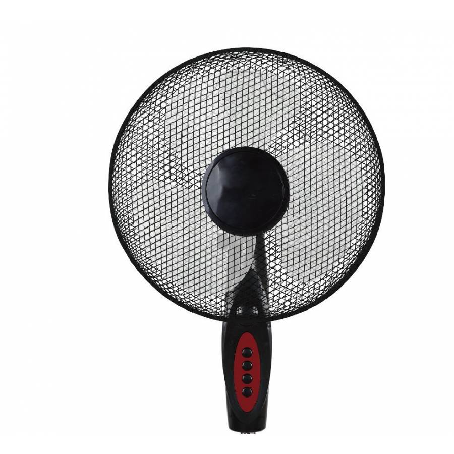 Ventilator Profesional Hausberg , Putere 55 W , 3 Trepte De Viteza , Oscilatie Automata , Unghi De Inclinare Reglabil , Culoare Negru Lucios , Inaltime Ajustabila , Intrerupator Prin Apasare