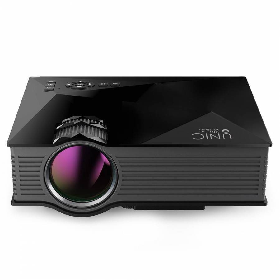Videoproiector Uc46+ Led Klausstech , Wi-fi Ready , Home Cinema , Usb, Hdmi, Sd, 3 In 1, Culoare Negru