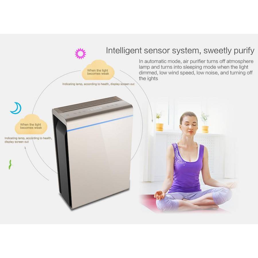 Purificator Aer Oberon 350 pana La 4565m2 Lampa Uvc Ionizator Wifi