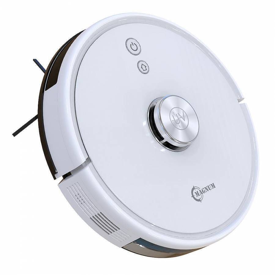 Magnum Uv  Aspirator Robot Cu Mop Sterilizare Lampa Uvc Alb