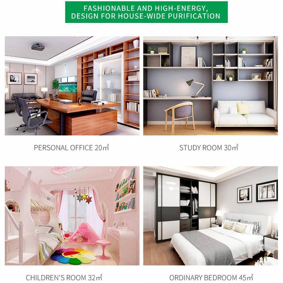 Oberon 520 Wifi pana La 62 M2  Purificator De Aer  Gri inchis