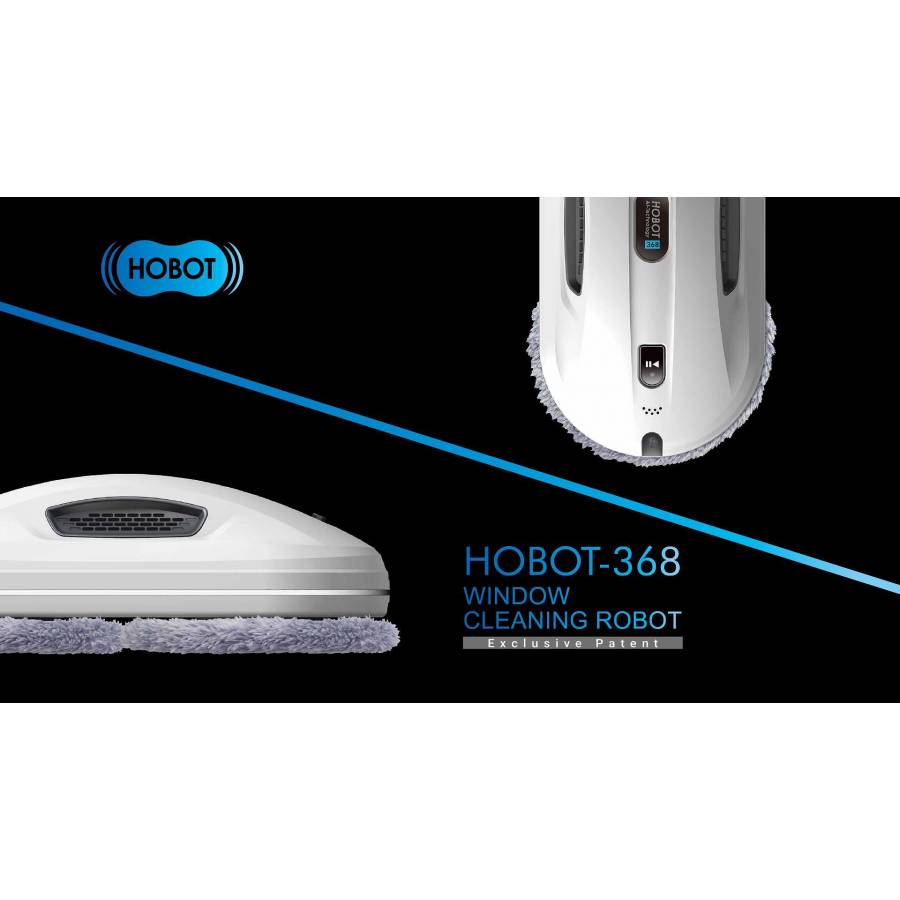 Hobot 368  Robot Curatare Geamuri Bluetooth Ups incorporat