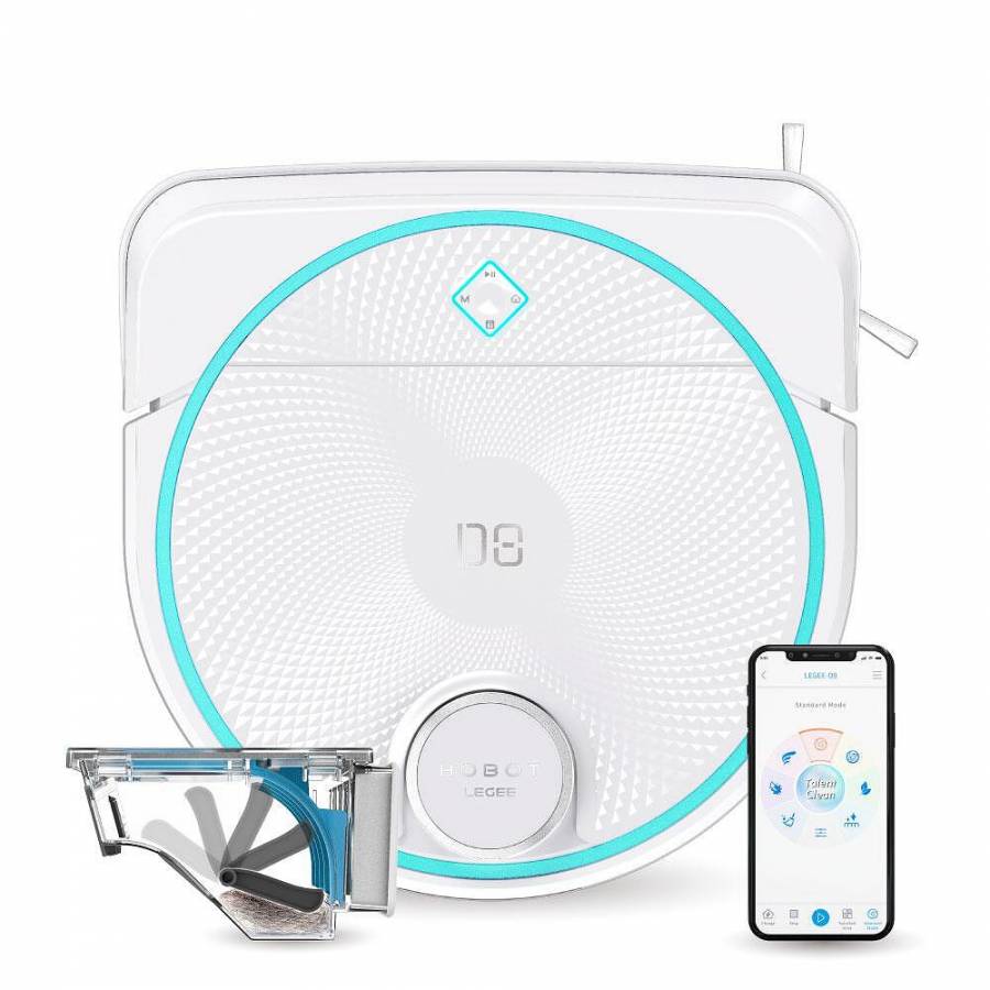 Hobot Legee D8  Robot Aspirator Cu Ridicare Mop Filtru De Autocuratare