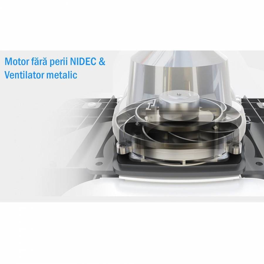 Hobot 298  Robot Curatare Geamuri Cu Pulverizator Bluetooth Ups incorporat Negru