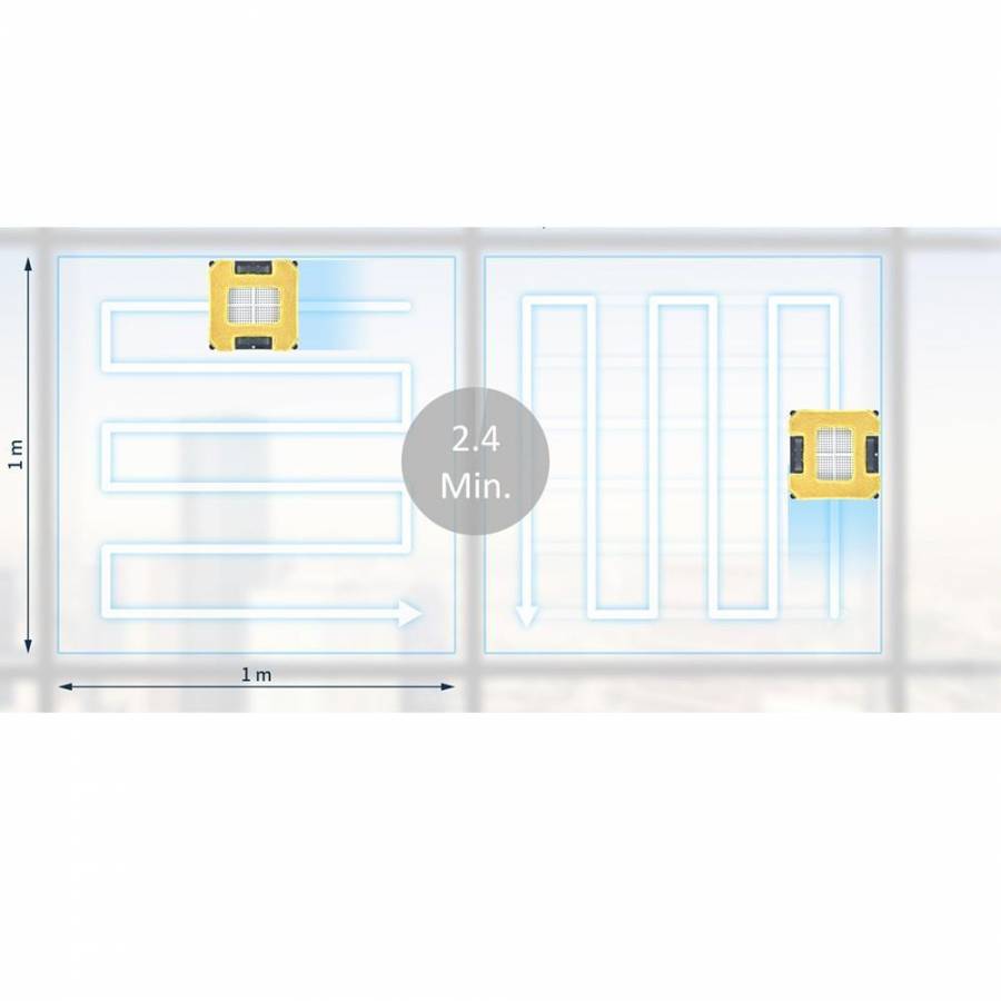 Hobot 298  Robot Curatare Geamuri Cu Pulverizator Bluetooth Ups incorporat Negru