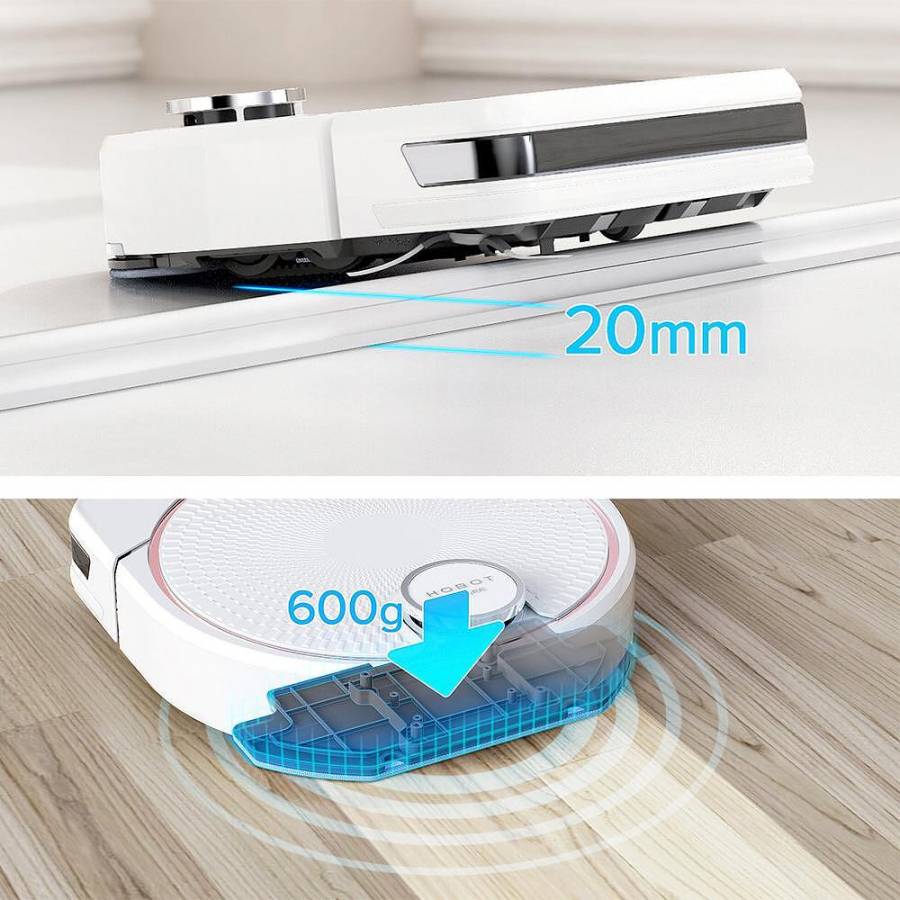 Hobot Legee D7  Robot Aspirator Cu Mop 5g Wifi Asistent Vocal Voce Creativa Ridicare Mop Pe Covoare