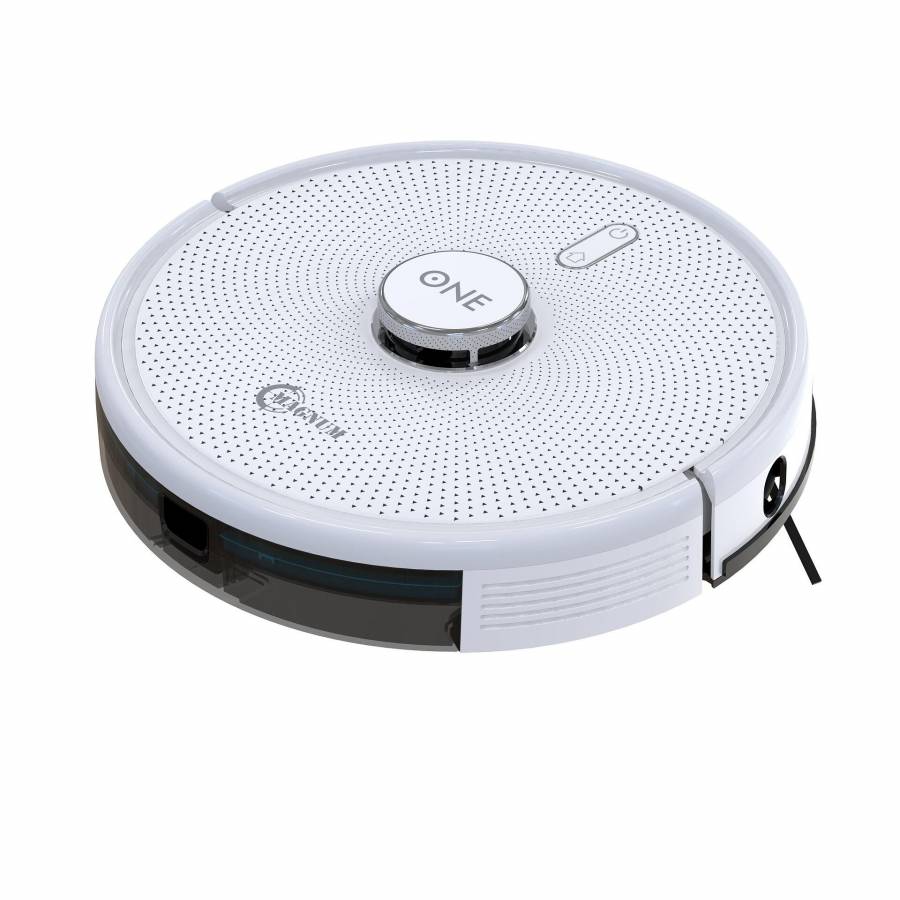 Magnum One  Aspirator Robot Cu Mop Aplicatie In Lbromana Alb