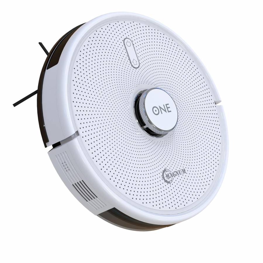 Magnum One  Aspirator Robot Cu Mop Aplicatie In Lbromana Alb