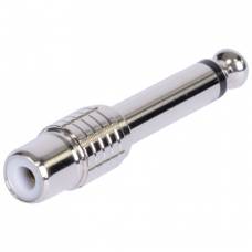 Adaptor TATA RCA mono metalic pentru jack de 6.35.