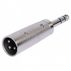 Adaptor XLR-Jack 6.35 Stereo Metalic - Calitate Profesionala