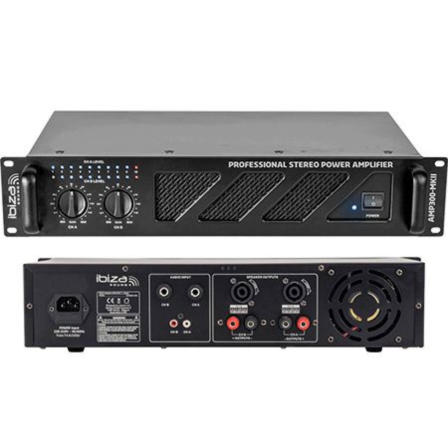 Amplificator Sunet 2x240w Rack Din Seria Economica