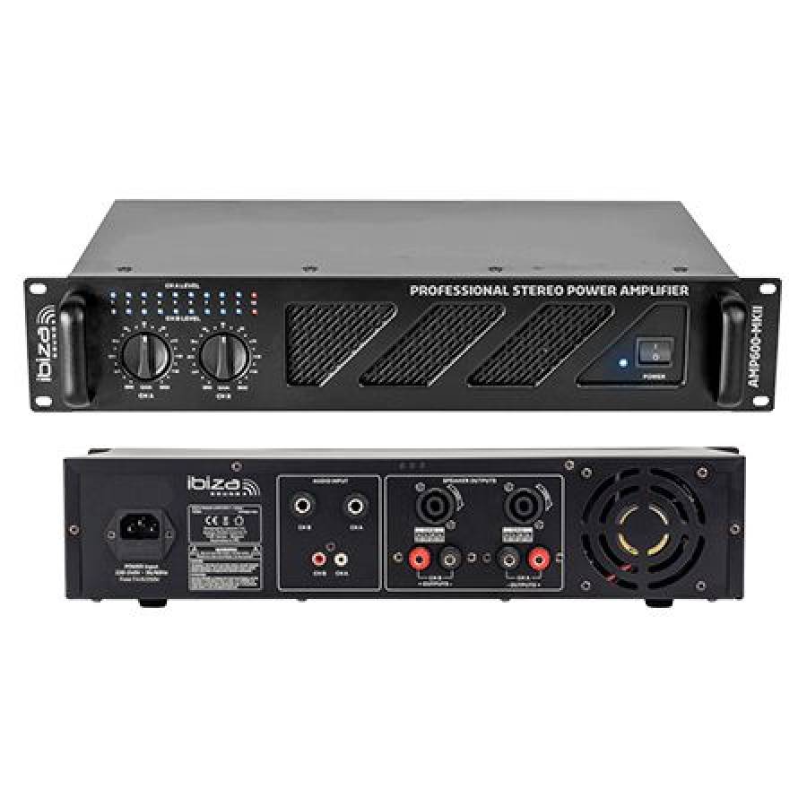 Amplificator Sunet 2x480W Rack 19 Inch - Compact și puternic