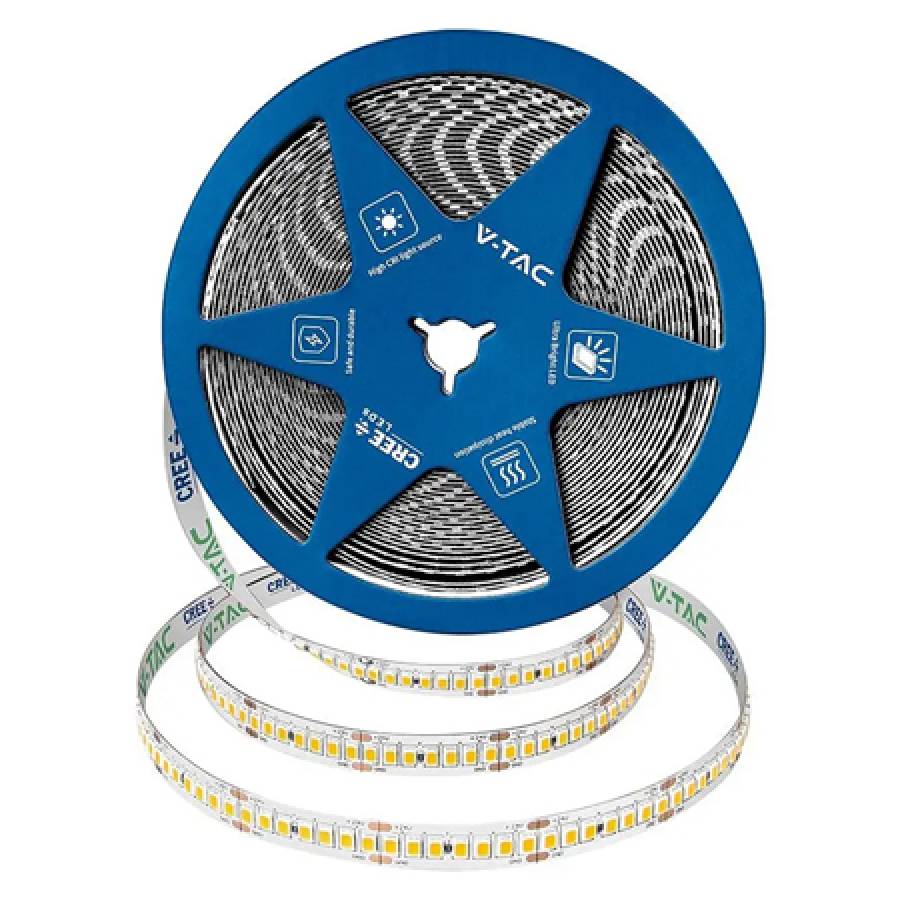 Banda Led 10mm 18w/m 24v Ip20 Rola 10m 3000k Cip Cree