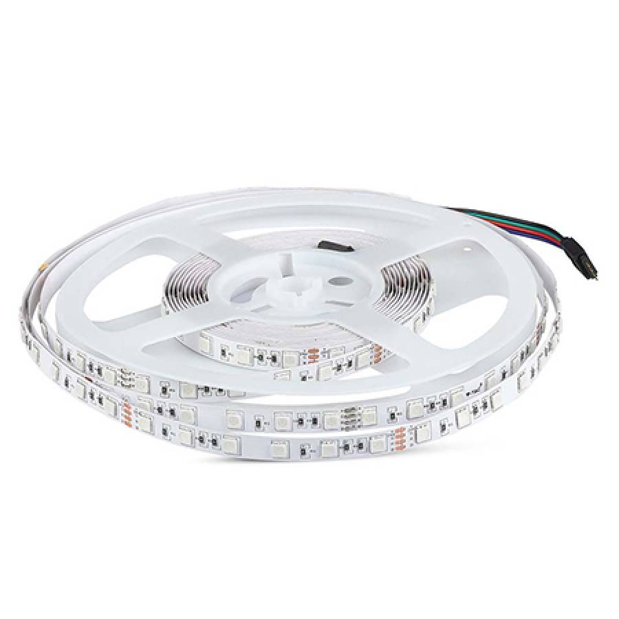 Banda luminoasa LED RGB 24V, 60LED/m, lungime 10m, declarata IP20