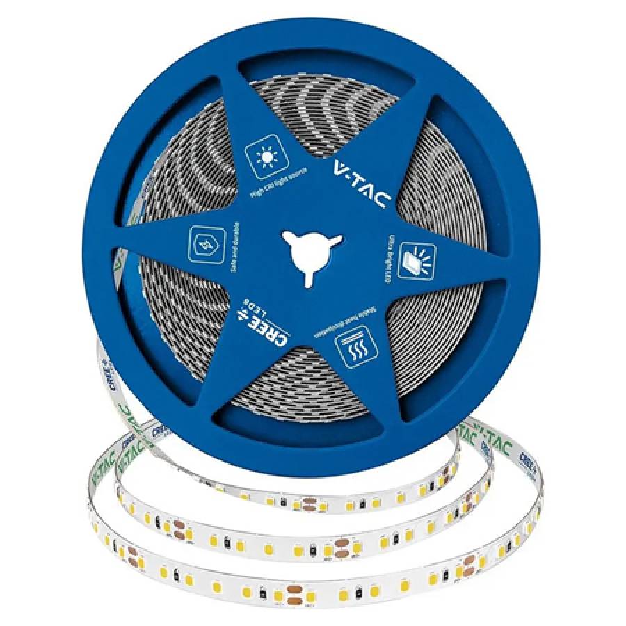 Banda Led 8mm 10w/m 24v Ip20 Rola 10m 3000k Cip Cree