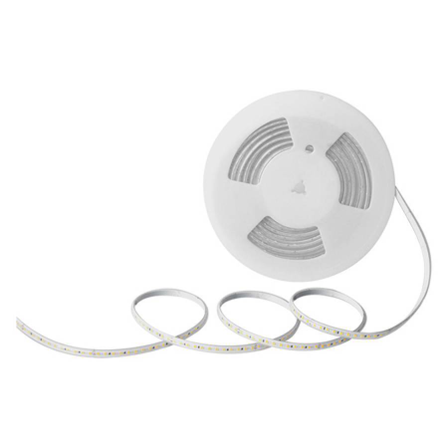 Benzi cu LED-uri SMD 2835, 10.5W/m, rezistenta la apa (IP65), culoare calda, rola de 10m.