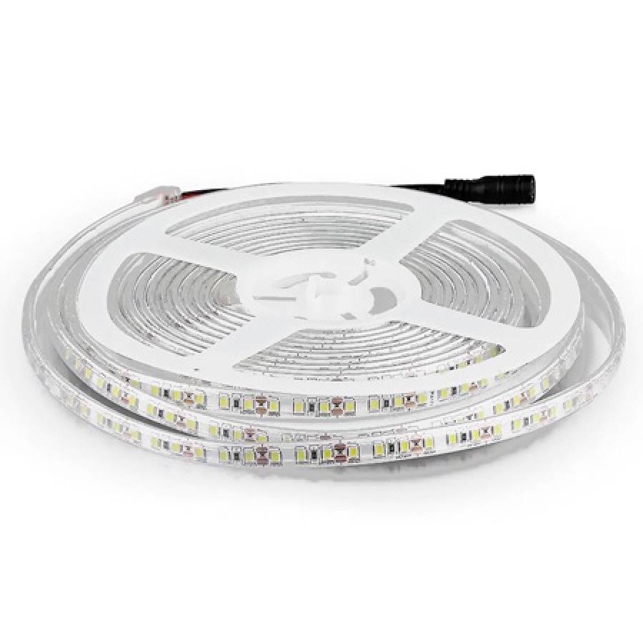Banda LED Alb Cald, 5m, 3000K, 12V, IP20, Alb