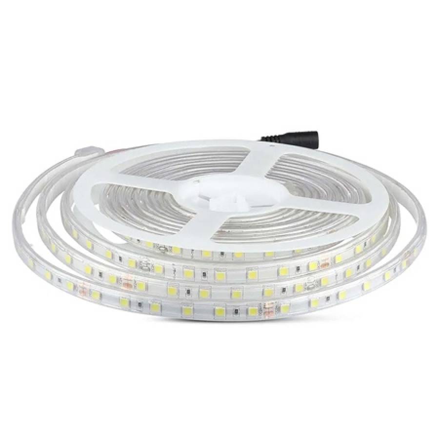 Banda LED Alb, SMD, 10W, 5m, Greutate Redusa