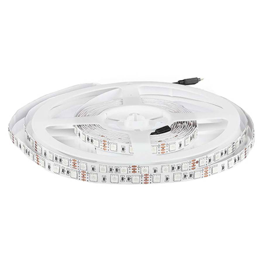 Banda LED galbenă, 5 metri, 60LED/m, SMD5050