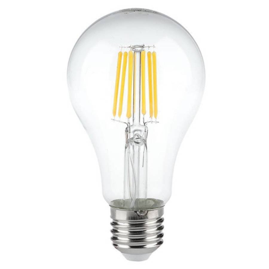 Bec Led cu filament alb cald 10W E27, A60