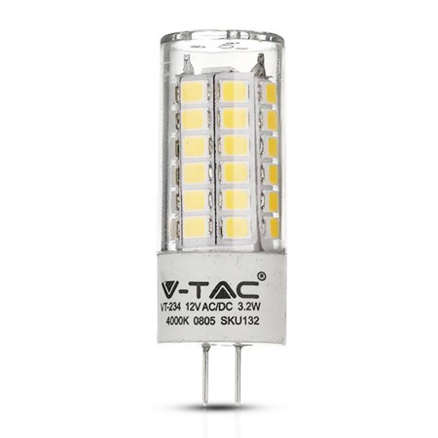 Bec Led Alb Rece G4 3.2w 6400k
