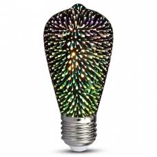 Bec Led ST64 E27 3W Alb Calde Model 3D