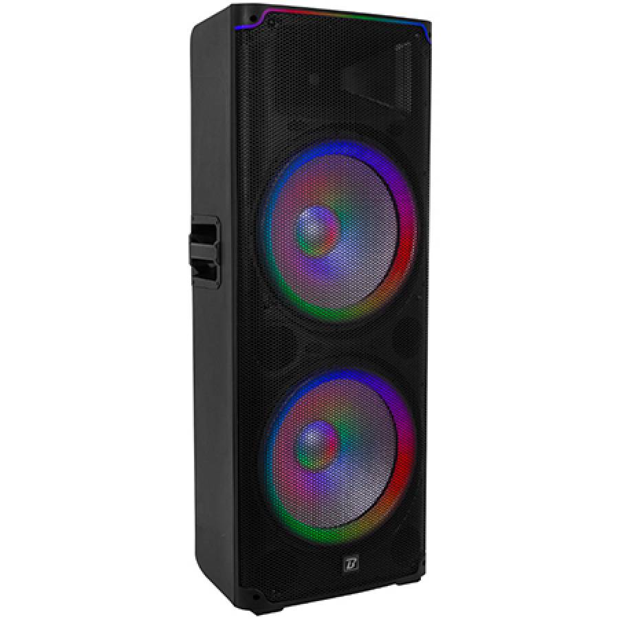 Boxa Activa 250w Rms 2x15/38cm + Tweeter 1.75 Cu Bt/usb/sd/fm