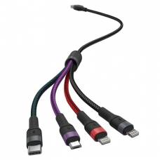 Cablu 4in1 Universal 1.2m, Tip C, MicroUSB, USB, Lightning.