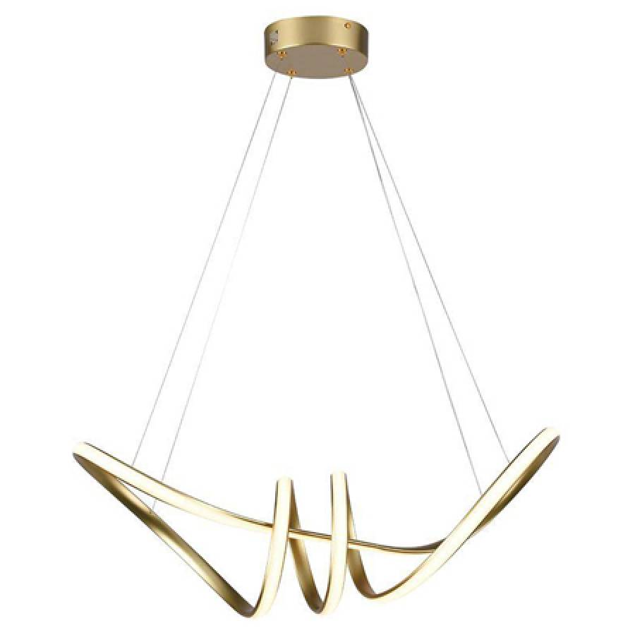 Candelabru LED 24W auriu, lumina calda