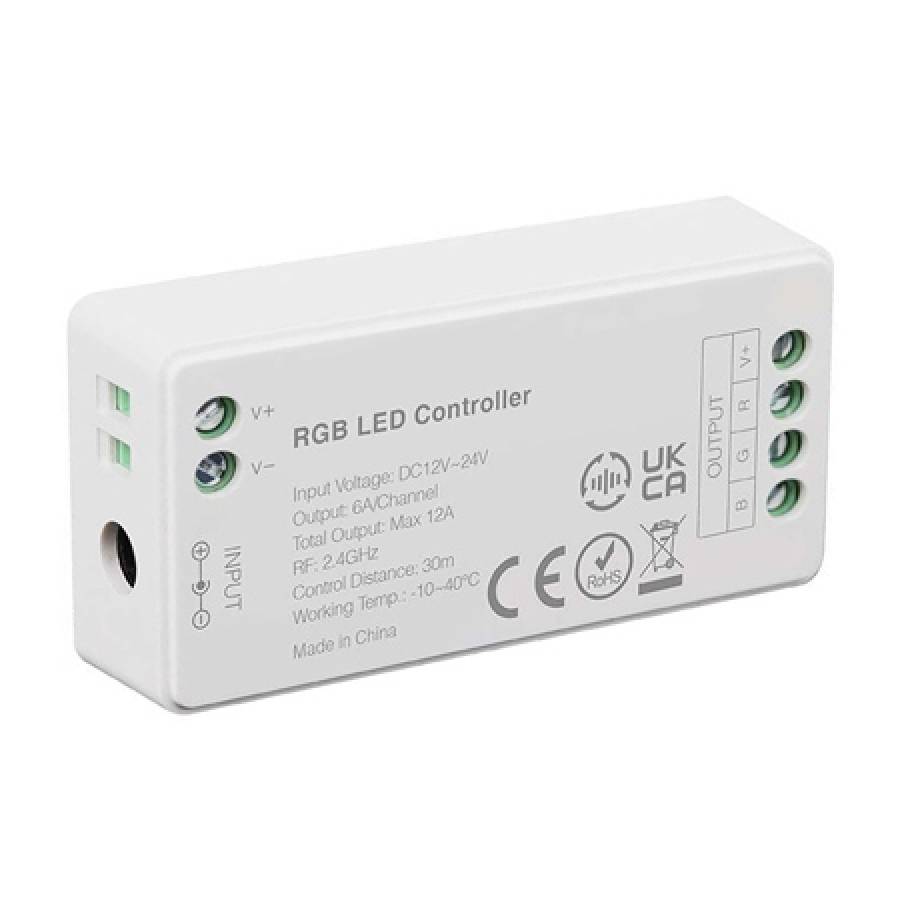 Controler RGB LED cu conectivitate Wi-Fi.