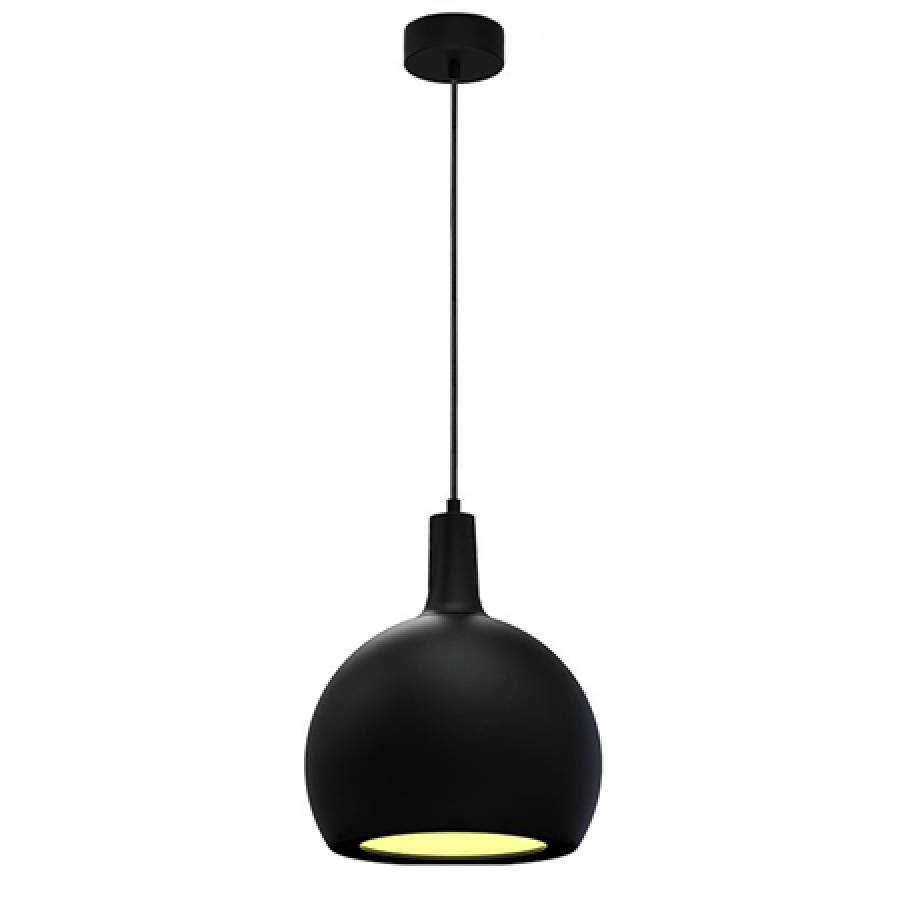 Corp Iluminat Cu Soclu E27 280x218mm - Negru