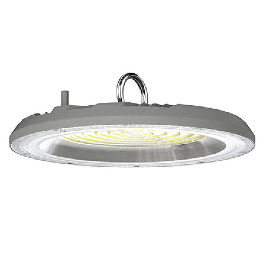 Iluminat industrial LED puternic, rezistent la apa, 100W, gri.