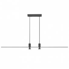 Lustra cu LED-uri, lumina naturala, dimensiuni generoase - black