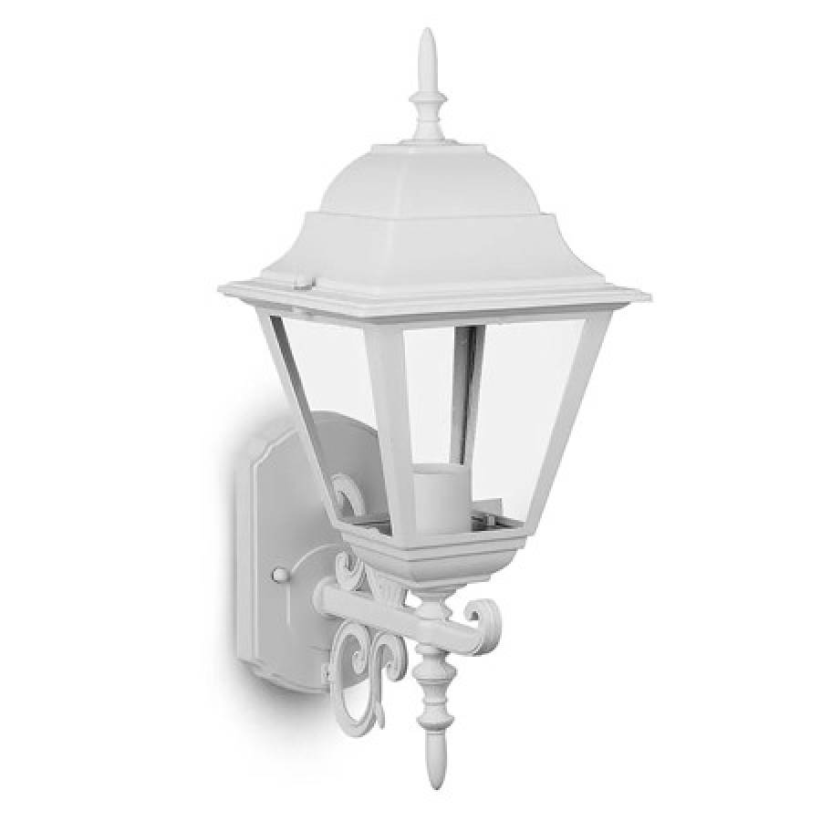 Corp Iluminat Perete Alb Mat, Montaj E27, IP44