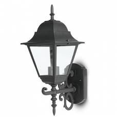 Corp Iluminat Perete E27, Negru Mat