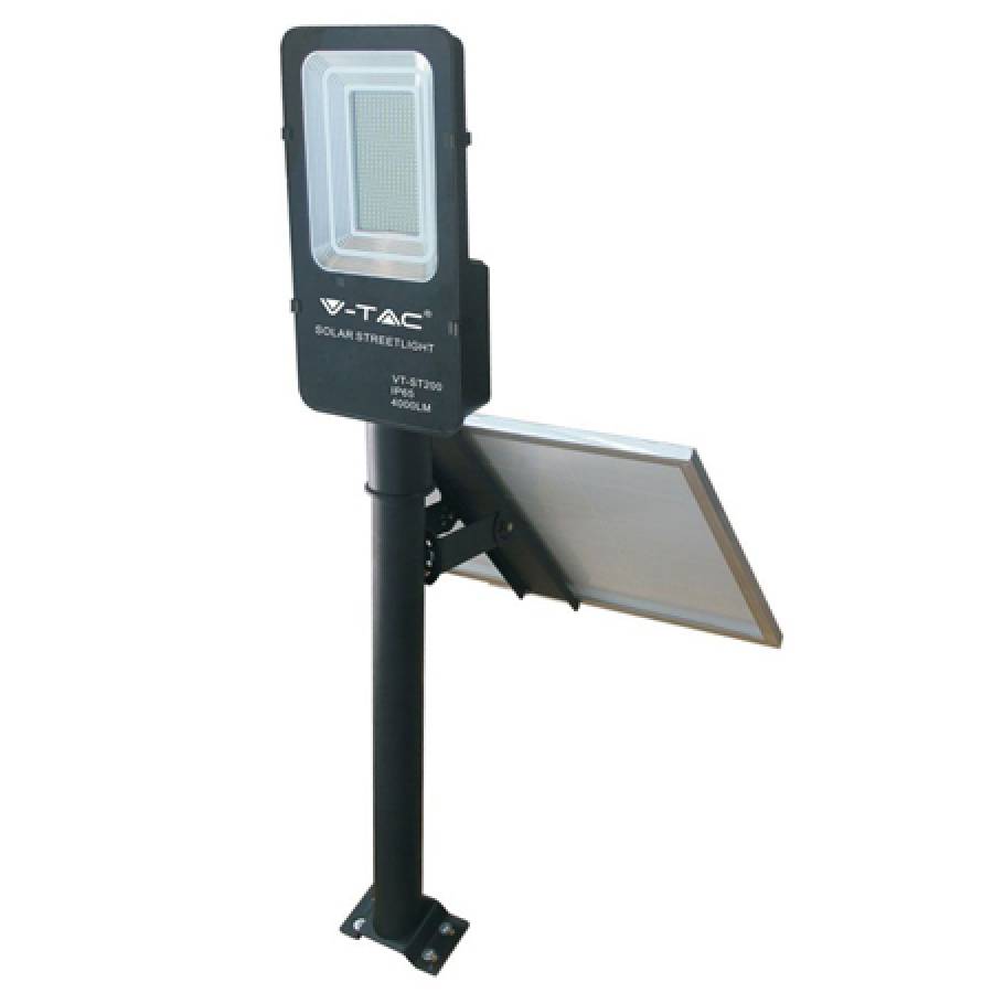 Lumina de strada cu leduri solare puternice, economice energiei.