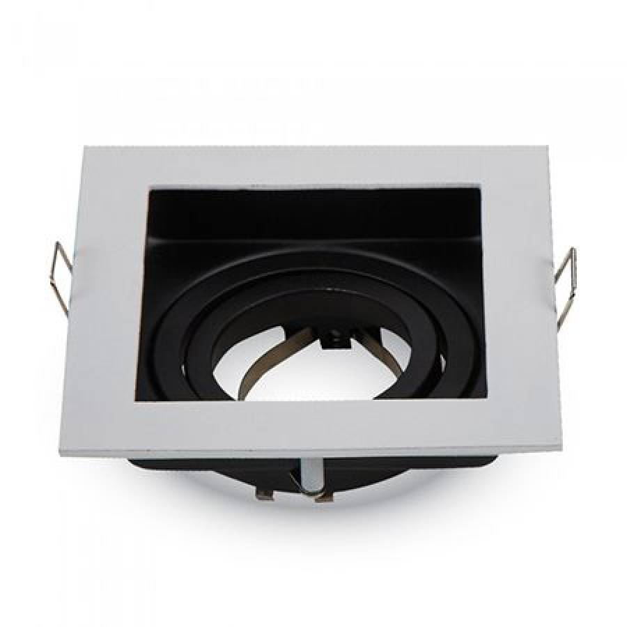 Spot Patrat Alb Corp Lumina GU10