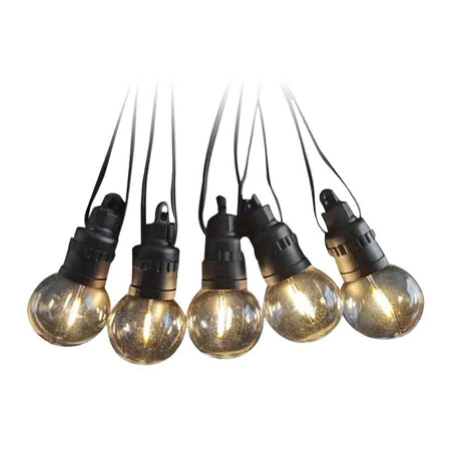 Cordon de Lumina Solara, 12m, Led 0.5w x 10, 3000k