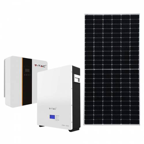 Kit Panou Solar 5kw + Invertor + Acumulator