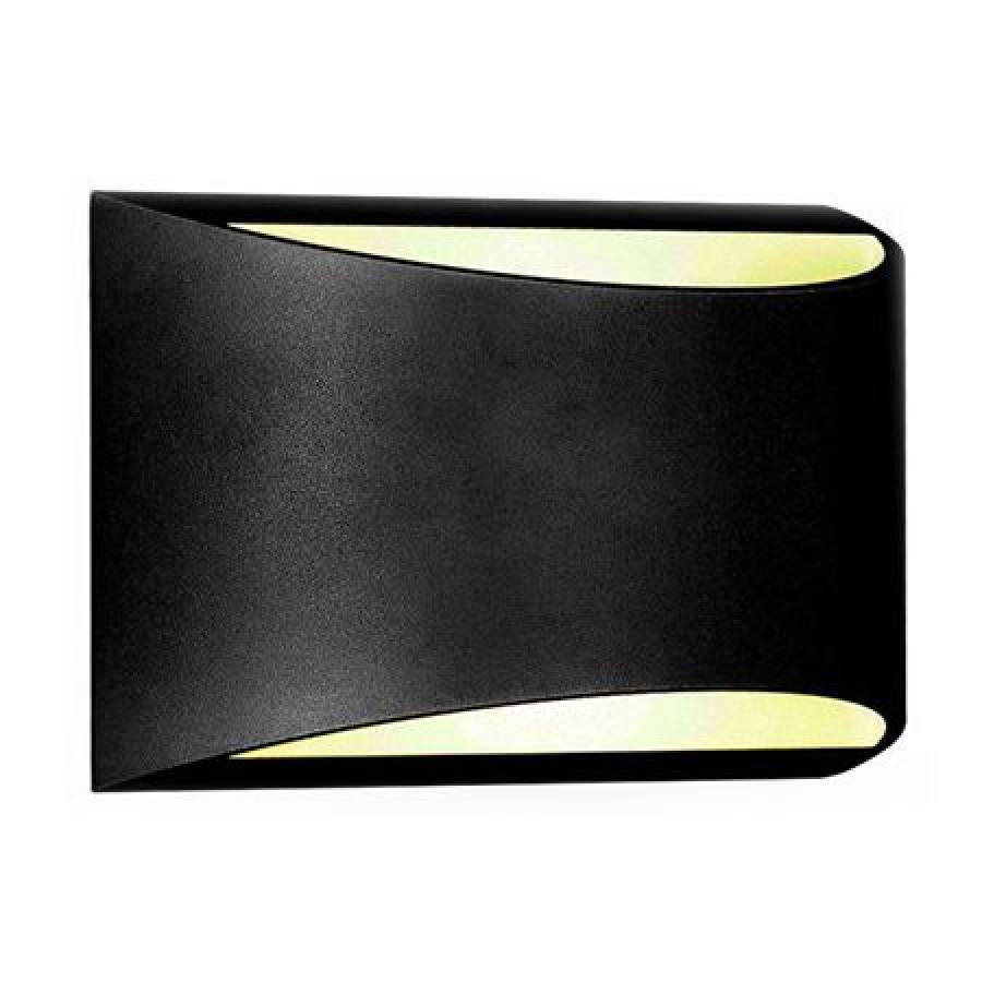 Lampa LED Perete 10W Alb Neutru - Negru, IP54