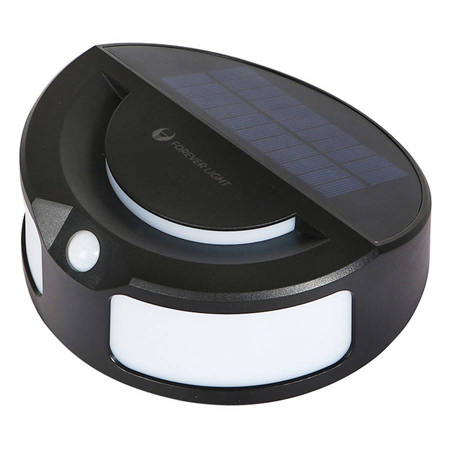 Lampa Led 3000k Cu Incarcare Solara Si Senzor De Miscare 6w 300lm