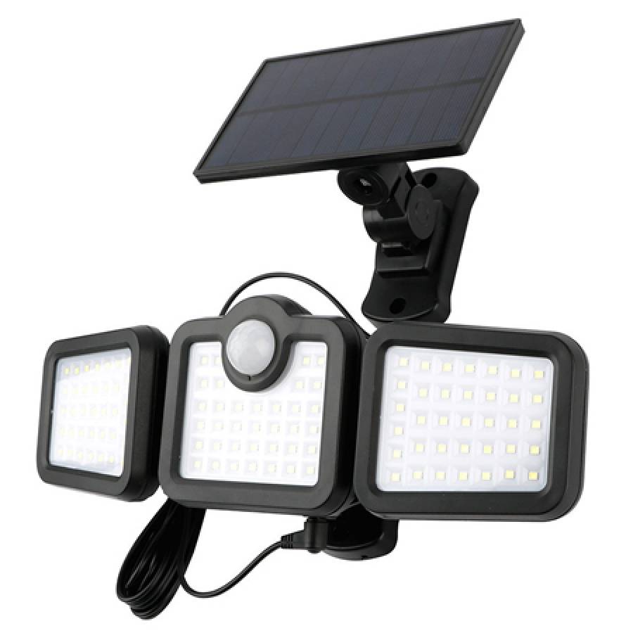 Lampa Solara LED Senzor Lumina Miscare 10W 6000K