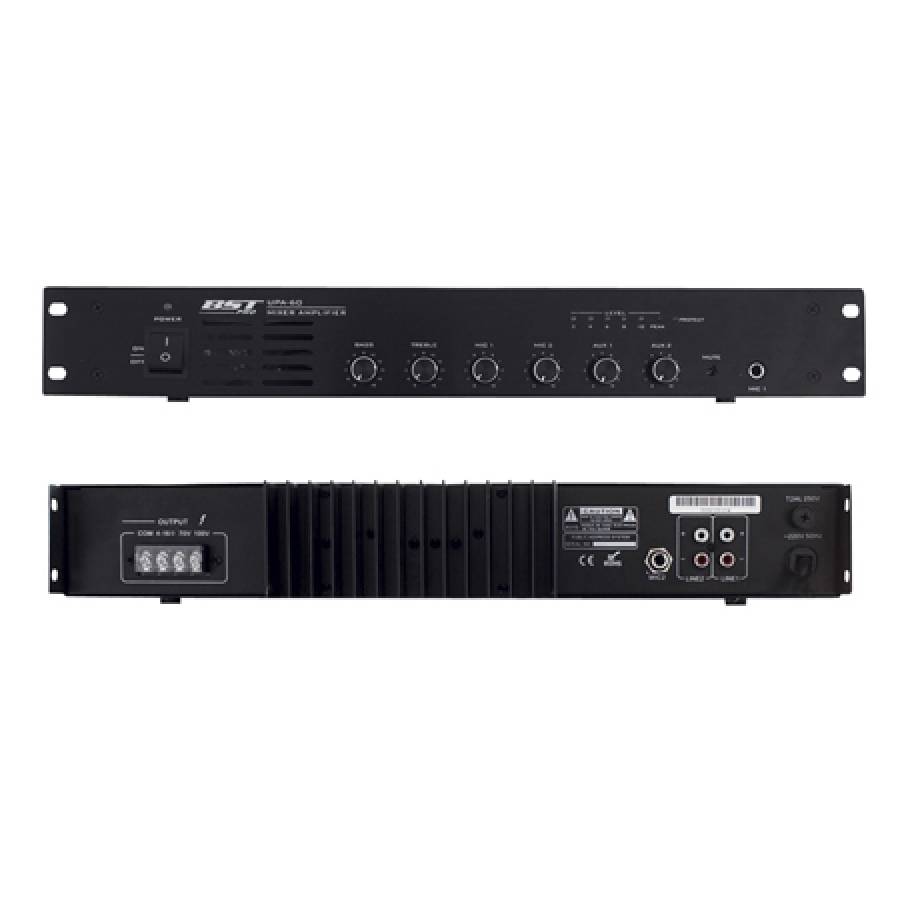 Mixer cu amplificare 100 V, 60 W