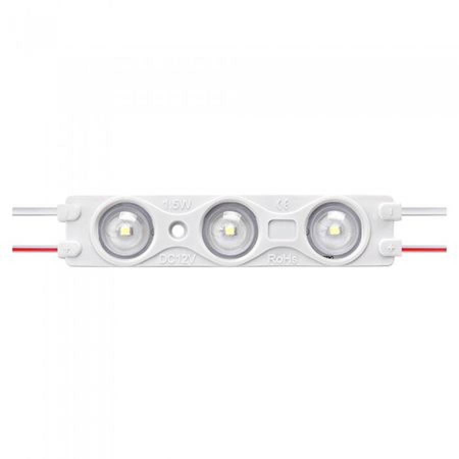 Modul LED 3 SMD2835, Albastru, 1.5W, IP67