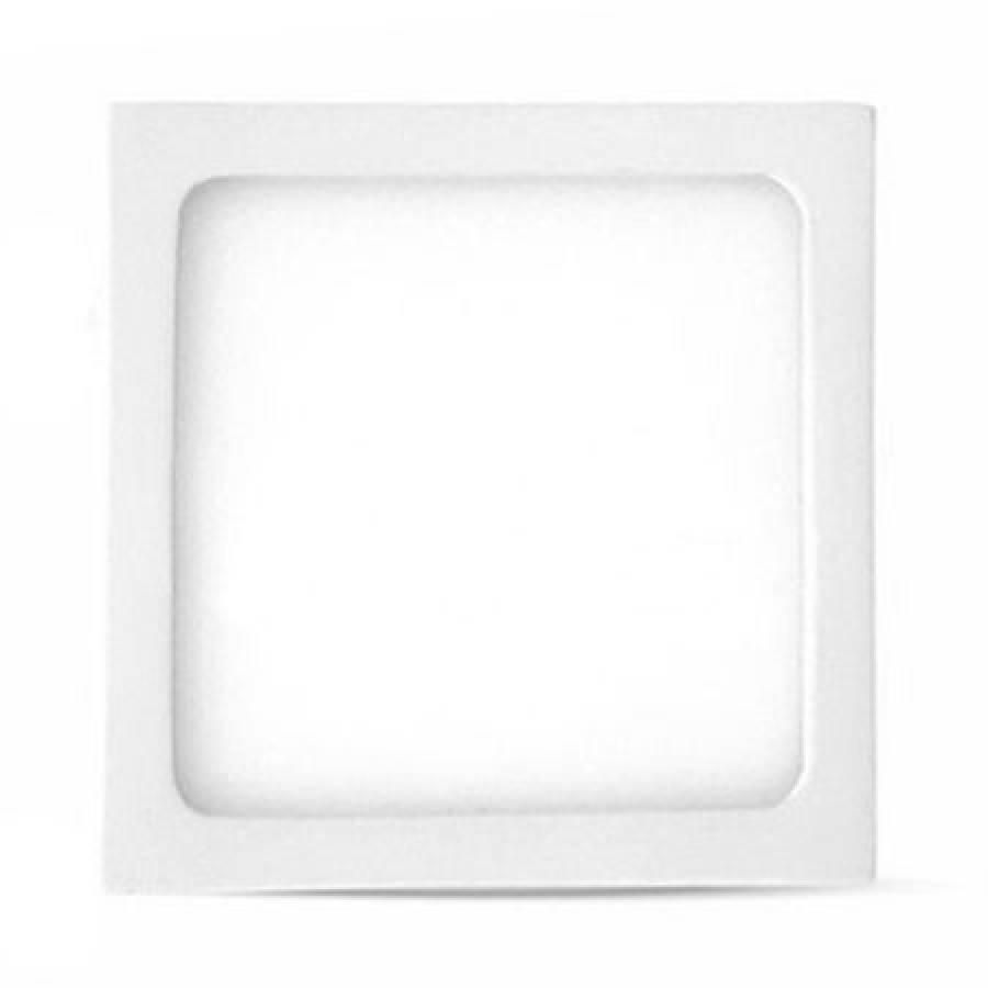 Panou LED Patrat, Aplicabil, 6W, Alb Rece