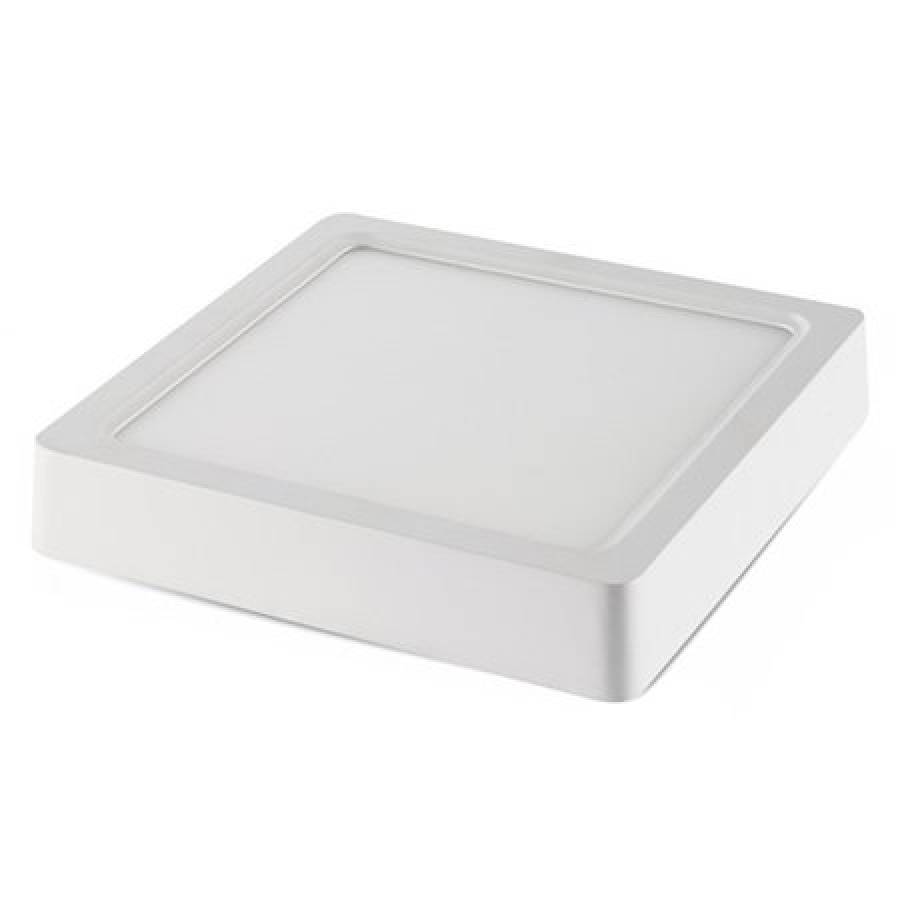 Panou LED Patrat Aplicabil 8W Alb Cald 2700K