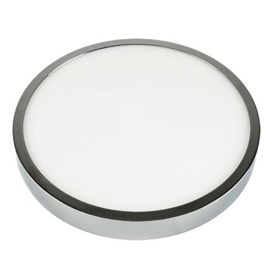 Panou LED Rotund Aplicabil, 18W, 3000K, Alb Calduros