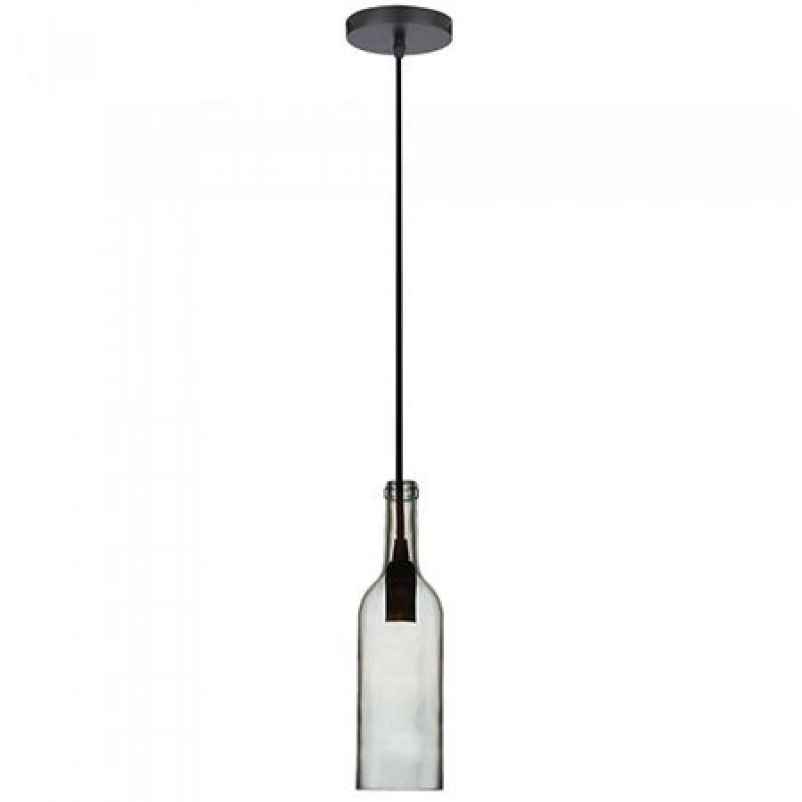 Lampa Tavan Sticla Vin Transparenta, Sursa Lumina E14