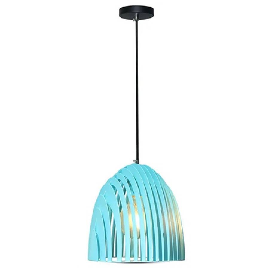 Pendul Tavan Metalic Soclu E27 - Albastru