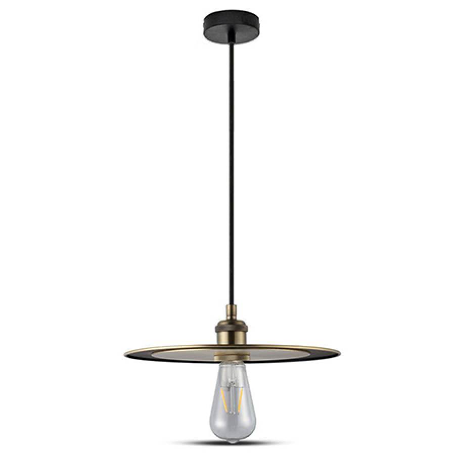 Pendul Tavan E27 - Auriu Roz, design elegant.